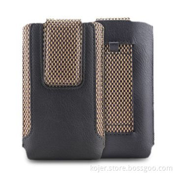 Leather Cases for iPhone 4 with Retractable Pull-tab Inside and Magnetic Flap Closure
